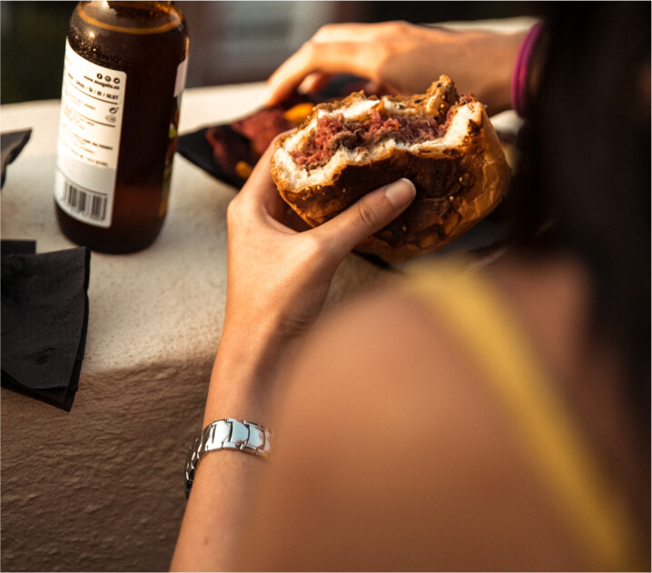 Girl Eating Photo